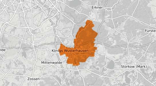 Mietspiegelkarte K&ouml;nigs Wusterhausen